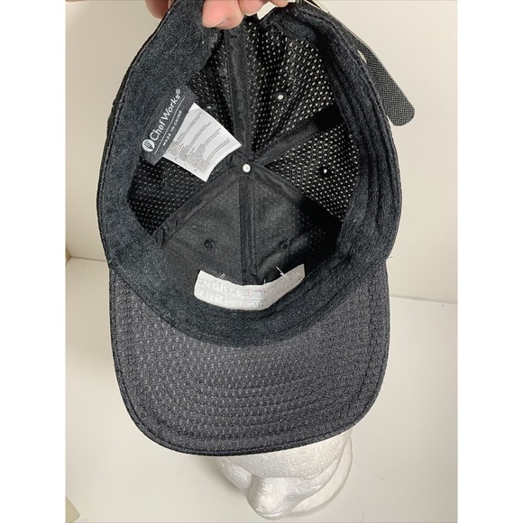 Tristar Skyline Medical Center Nashville Leather Strap Chef Works Baseball Hat - Picture 10 of 13